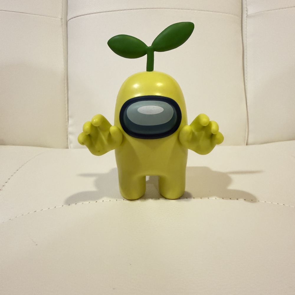 Among Us Yellow Action Figure